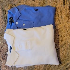 2 NWOT Polo Ralph Lauren short-sleeved sleeve polo shirts size M (10-12)